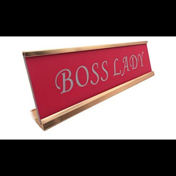 Boss Lady Desk Sign - Picture 2 of 3